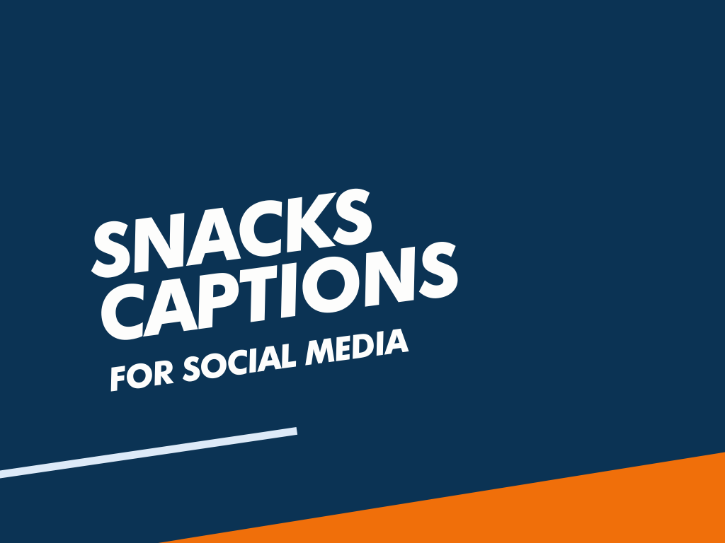 100+ Catchy Snacks Captions for Instagram to Make Your ...
