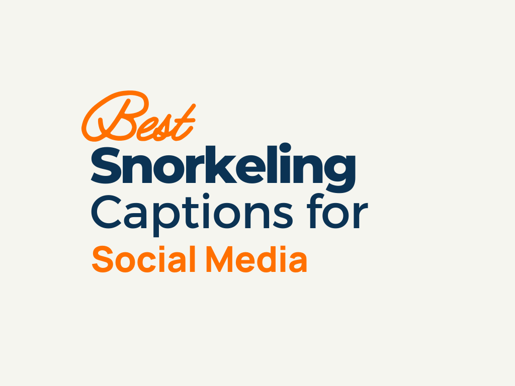 100+ Catchy Ssnorkeling Caption for Instagram to Make Your Own