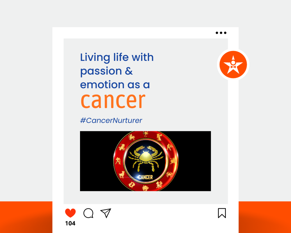 Cancer Zodiac Captions with Hashtags