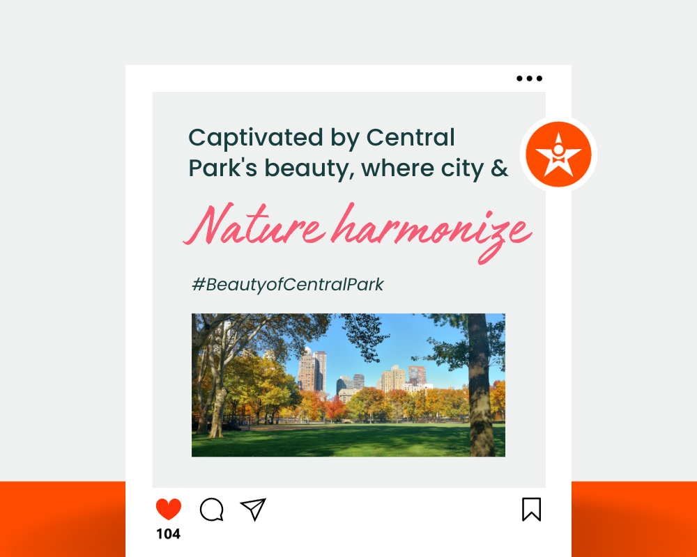 Central Park captions for Instagram