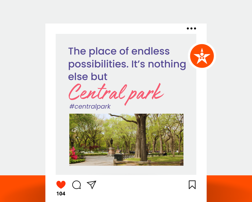 Central Park captions