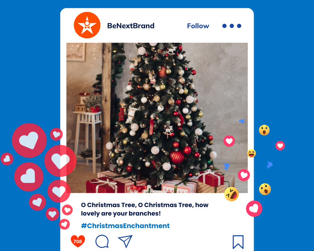 650+ Catchy Christmas Tree Captions for Instagram (Generator+Guide ...