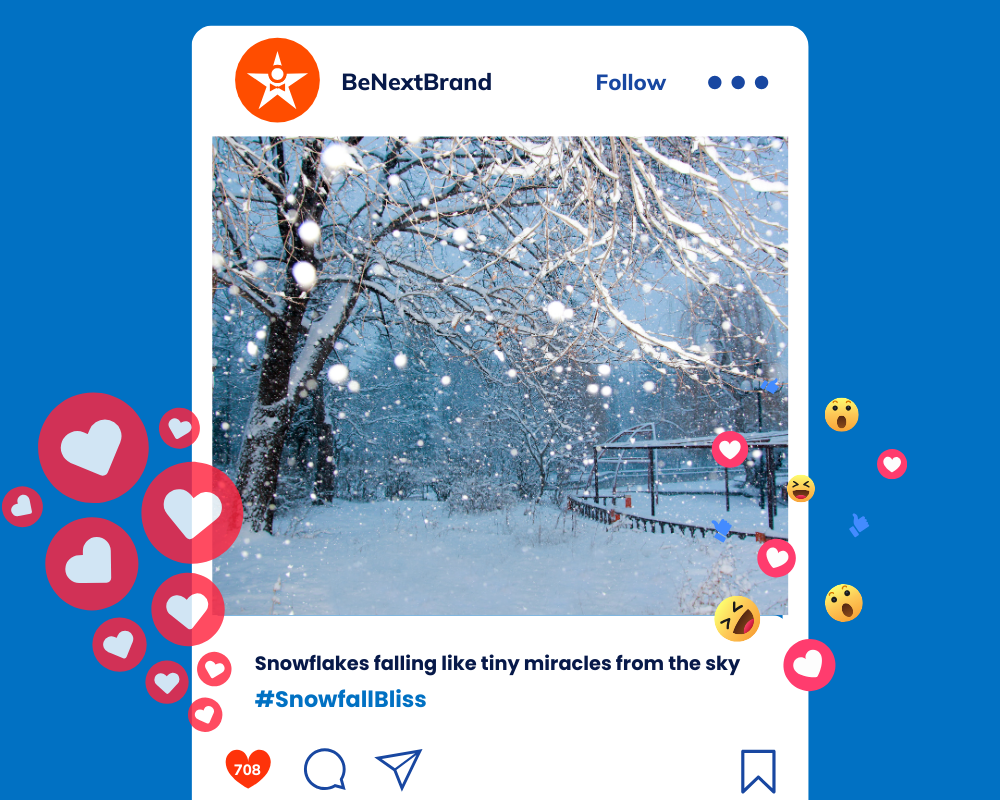 Weather captions for Instagram
